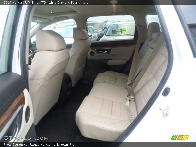 White Diamond Pearl / Ivory 2017 Honda CR-V EX-L AWD