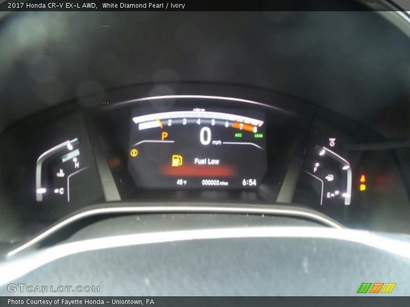 White Diamond Pearl / Ivory 2017 Honda CR-V EX-L AWD