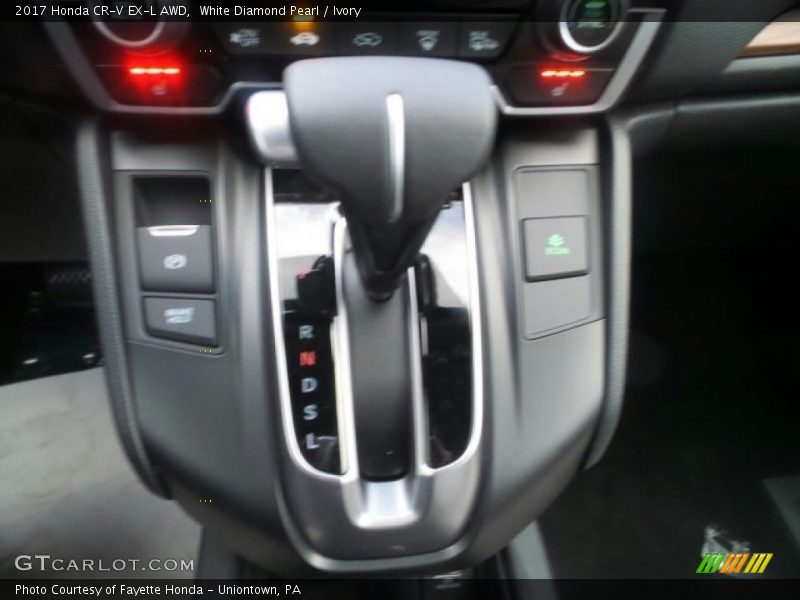 White Diamond Pearl / Ivory 2017 Honda CR-V EX-L AWD