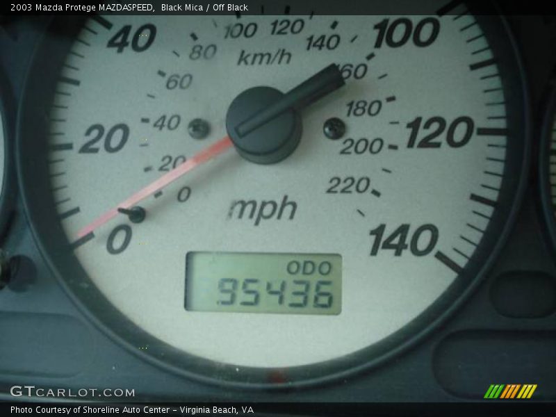 Black Mica / Off Black 2003 Mazda Protege MAZDASPEED