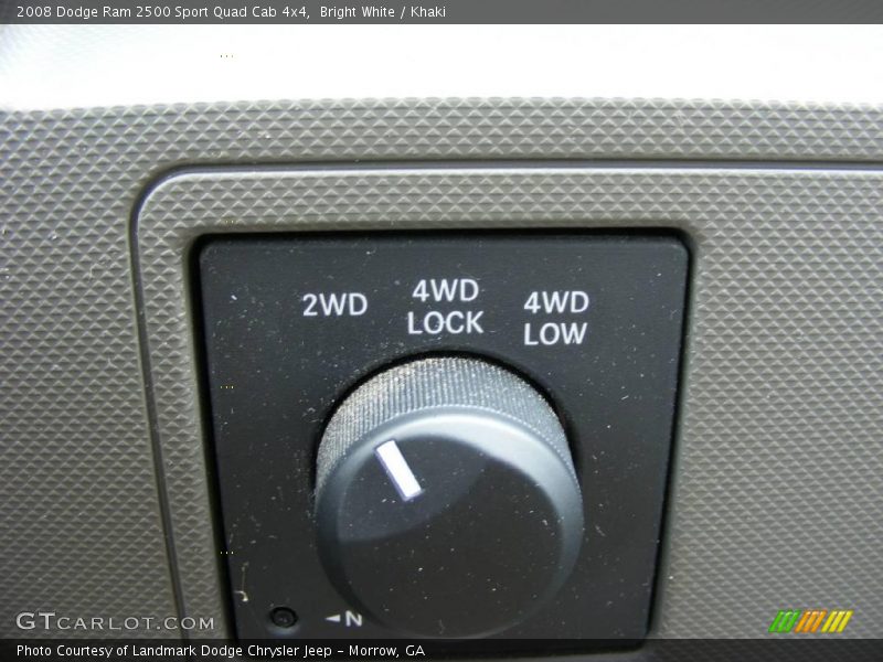 Bright White / Khaki 2008 Dodge Ram 2500 Sport Quad Cab 4x4