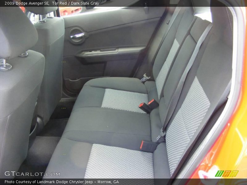 Tor Red / Dark Slate Gray 2009 Dodge Avenger SE