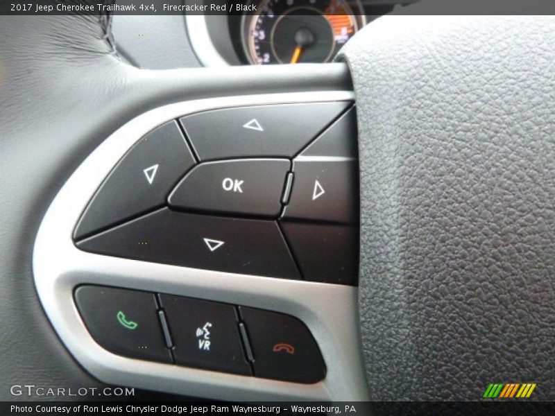 Firecracker Red / Black 2017 Jeep Cherokee Trailhawk 4x4