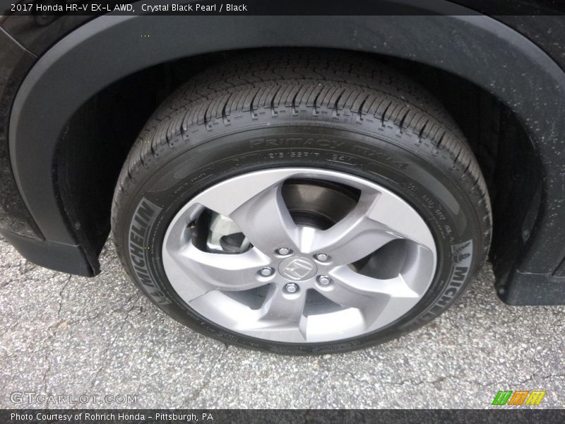 Crystal Black Pearl / Black 2017 Honda HR-V EX-L AWD