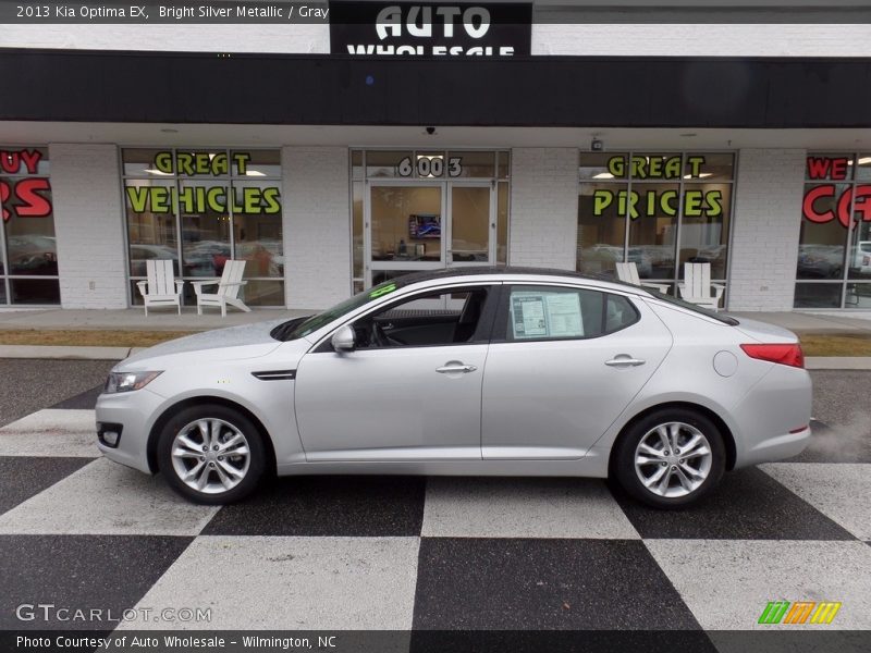 Bright Silver Metallic / Gray 2013 Kia Optima EX