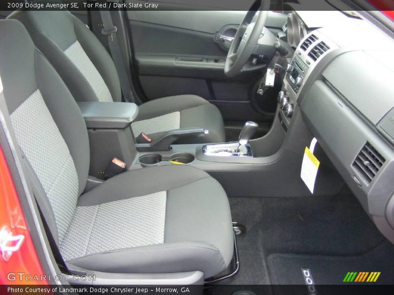 Tor Red / Dark Slate Gray 2009 Dodge Avenger SE