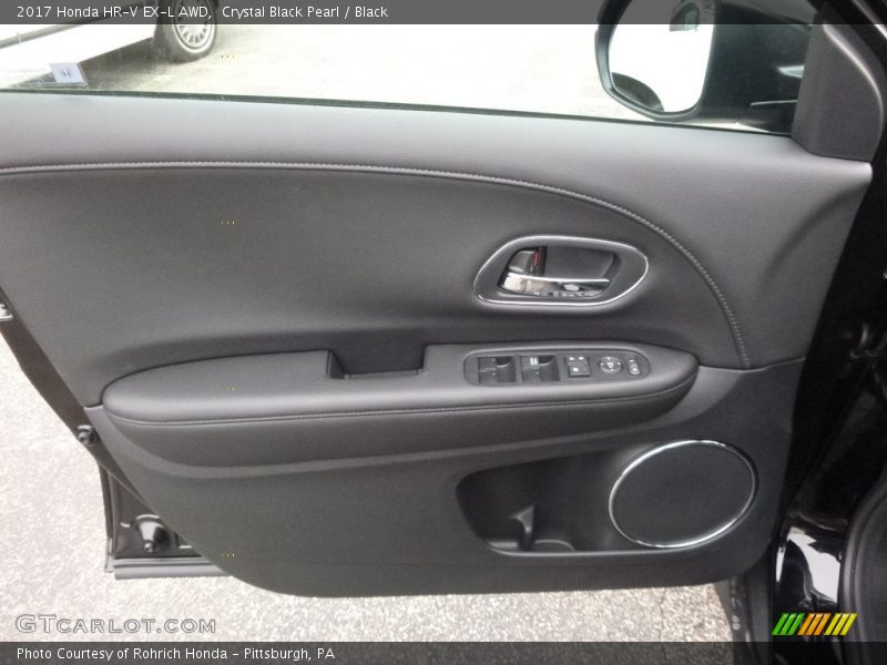 Crystal Black Pearl / Black 2017 Honda HR-V EX-L AWD