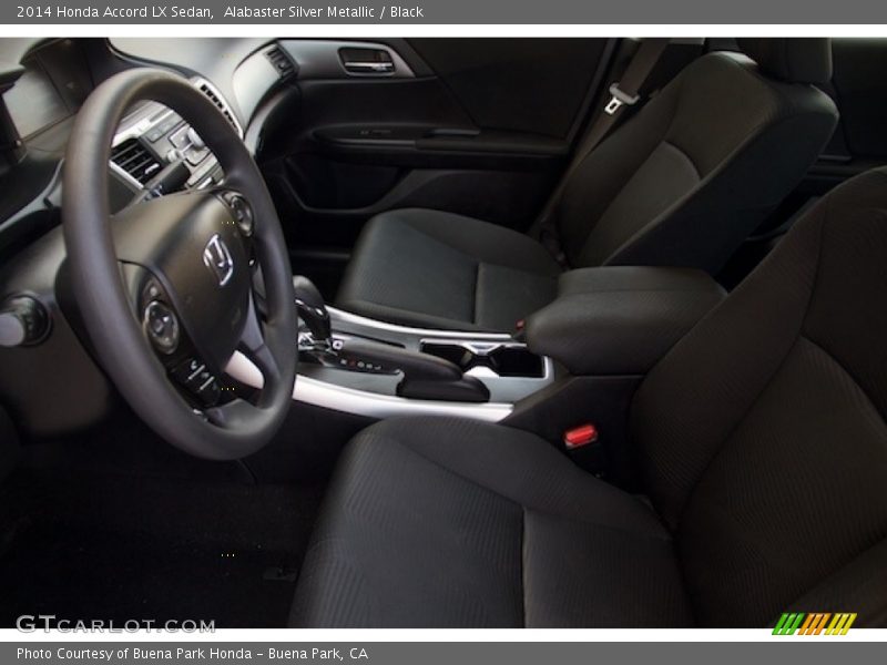 Alabaster Silver Metallic / Black 2014 Honda Accord LX Sedan