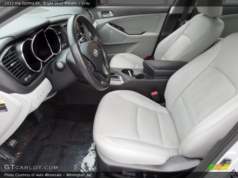 Bright Silver Metallic / Gray 2013 Kia Optima EX