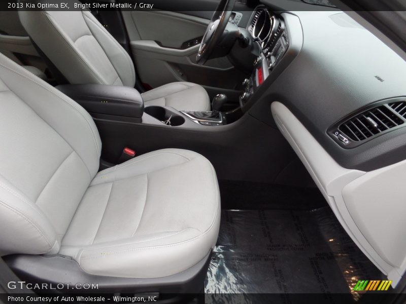 Bright Silver Metallic / Gray 2013 Kia Optima EX