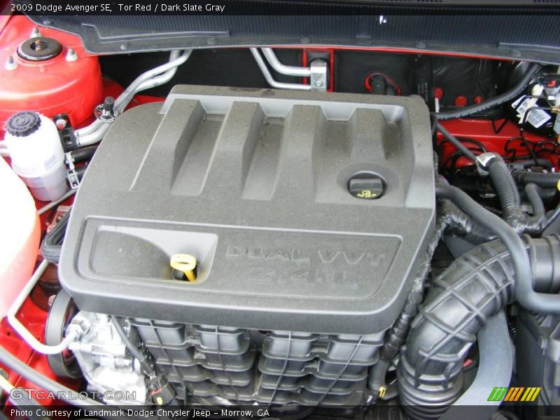 Tor Red / Dark Slate Gray 2009 Dodge Avenger SE
