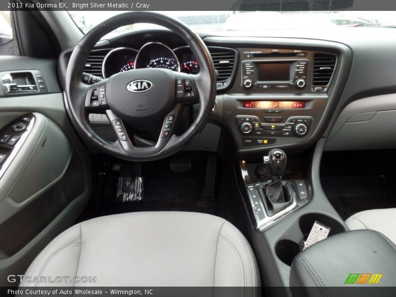 Bright Silver Metallic / Gray 2013 Kia Optima EX