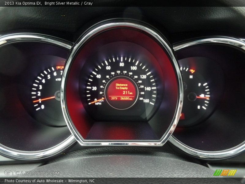 Bright Silver Metallic / Gray 2013 Kia Optima EX