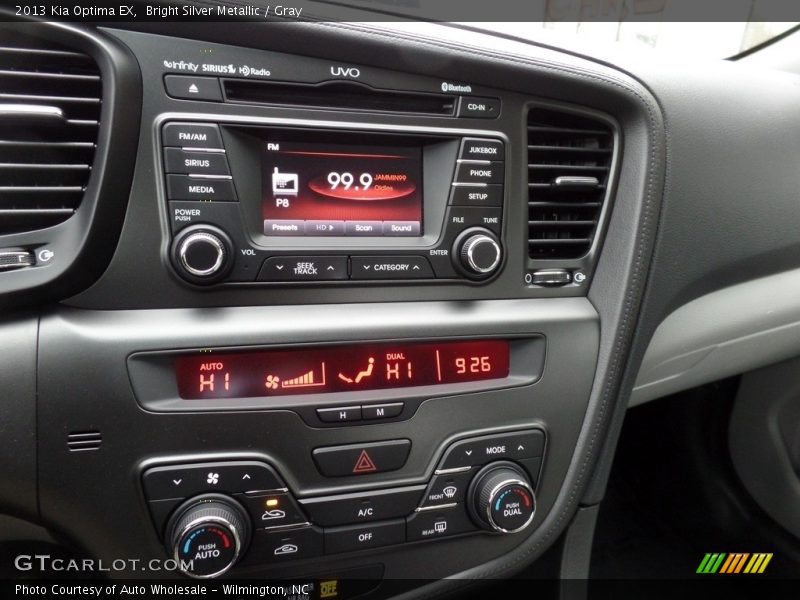 Bright Silver Metallic / Gray 2013 Kia Optima EX
