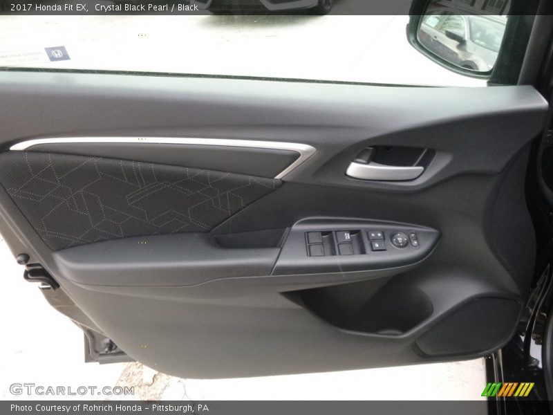 Crystal Black Pearl / Black 2017 Honda Fit EX