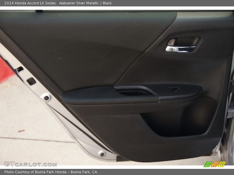 Alabaster Silver Metallic / Black 2014 Honda Accord LX Sedan