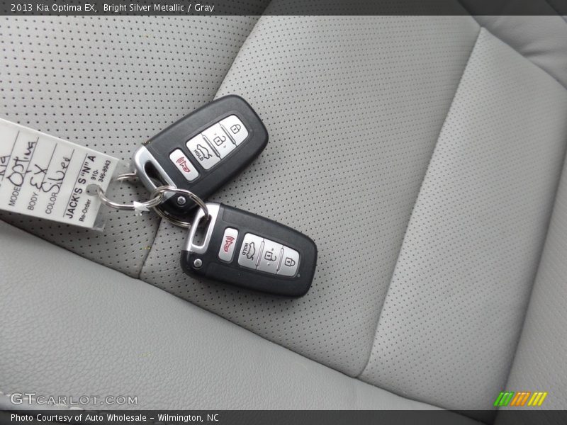 Bright Silver Metallic / Gray 2013 Kia Optima EX