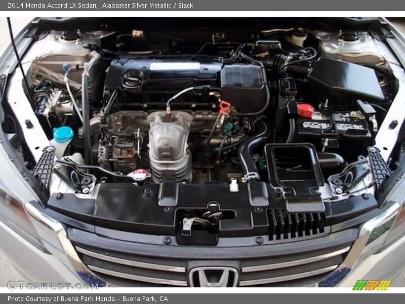 Alabaster Silver Metallic / Black 2014 Honda Accord LX Sedan