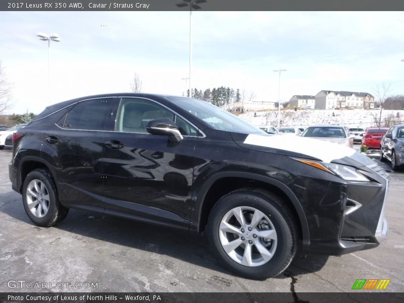 Caviar / Stratus Gray 2017 Lexus RX 350 AWD
