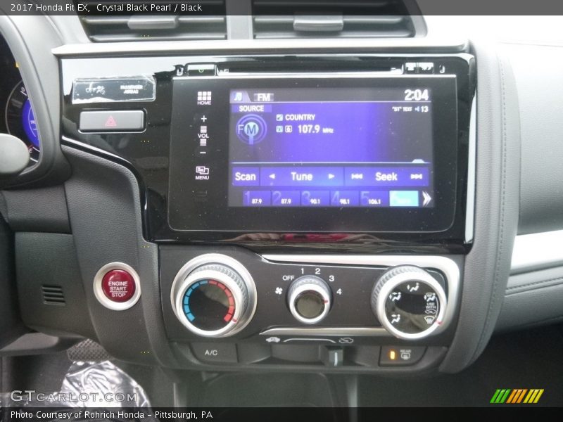 Controls of 2017 Fit EX