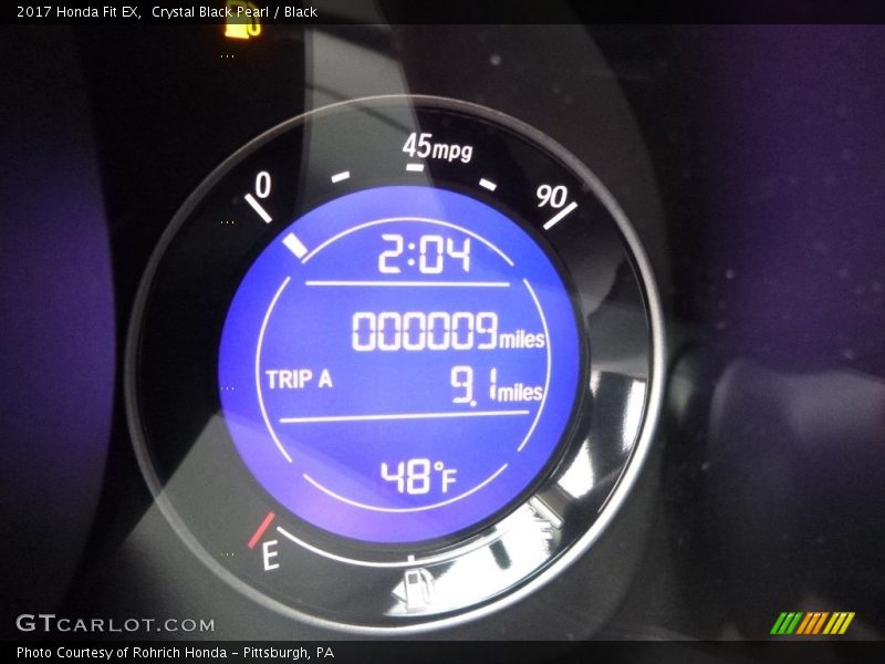 Crystal Black Pearl / Black 2017 Honda Fit EX