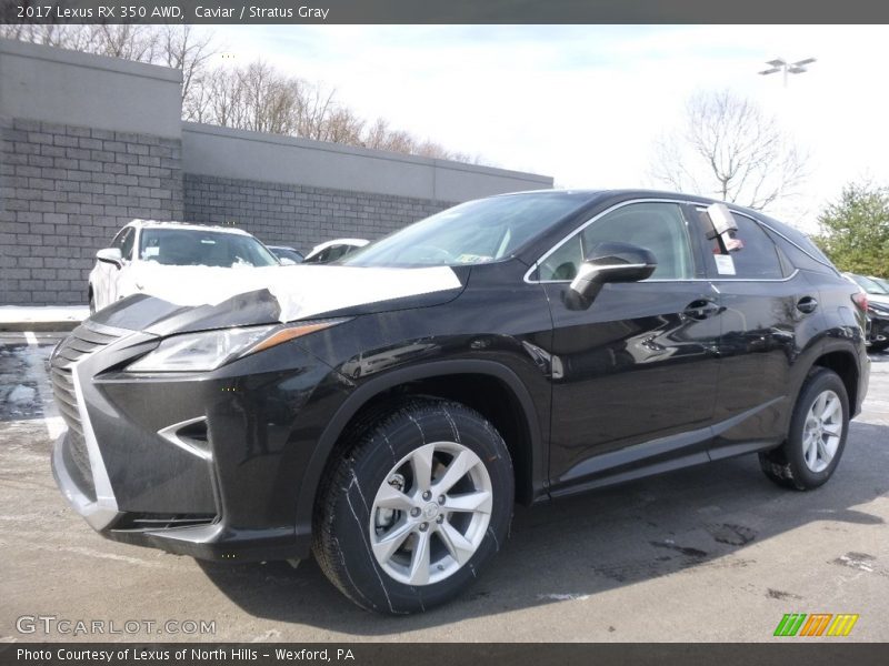 Caviar / Stratus Gray 2017 Lexus RX 350 AWD