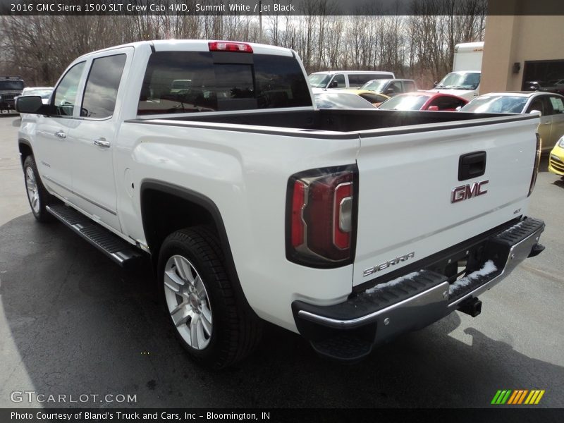 Summit White / Jet Black 2016 GMC Sierra 1500 SLT Crew Cab 4WD