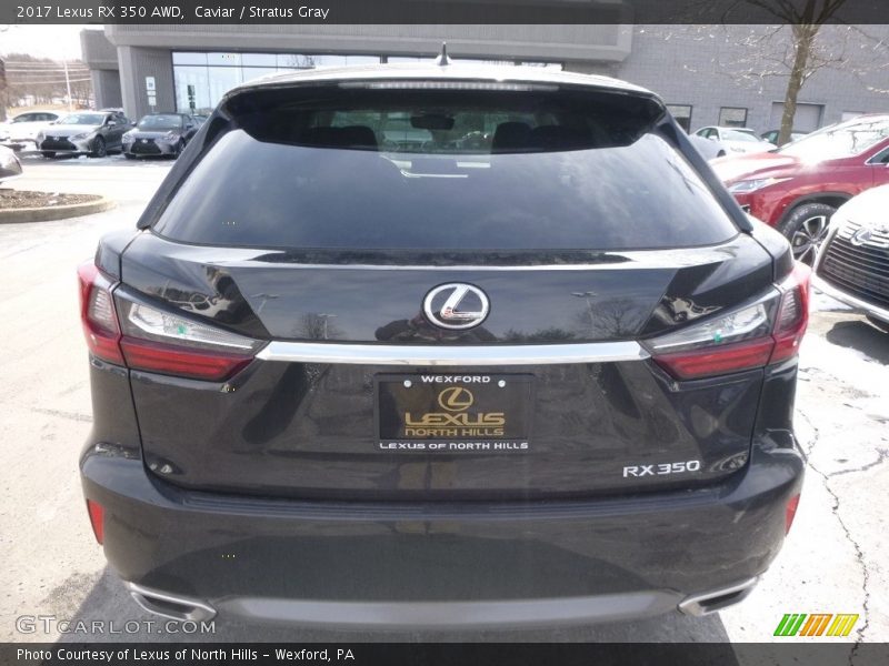 Caviar / Stratus Gray 2017 Lexus RX 350 AWD