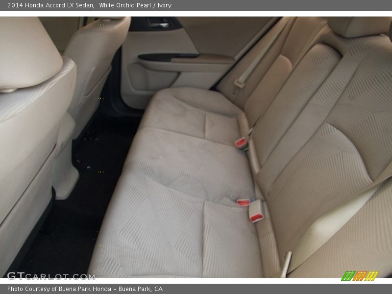 White Orchid Pearl / Ivory 2014 Honda Accord LX Sedan