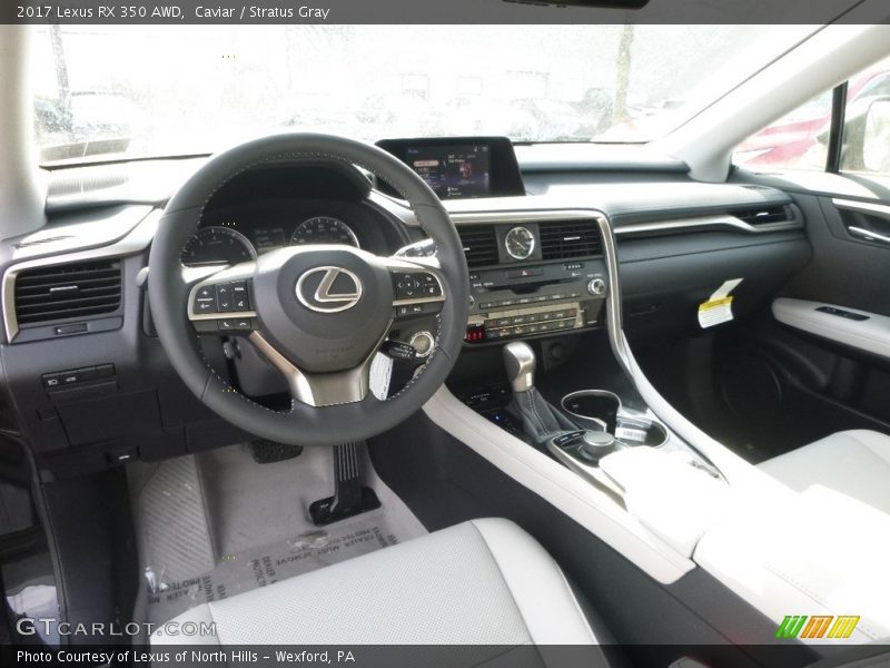 Caviar / Stratus Gray 2017 Lexus RX 350 AWD