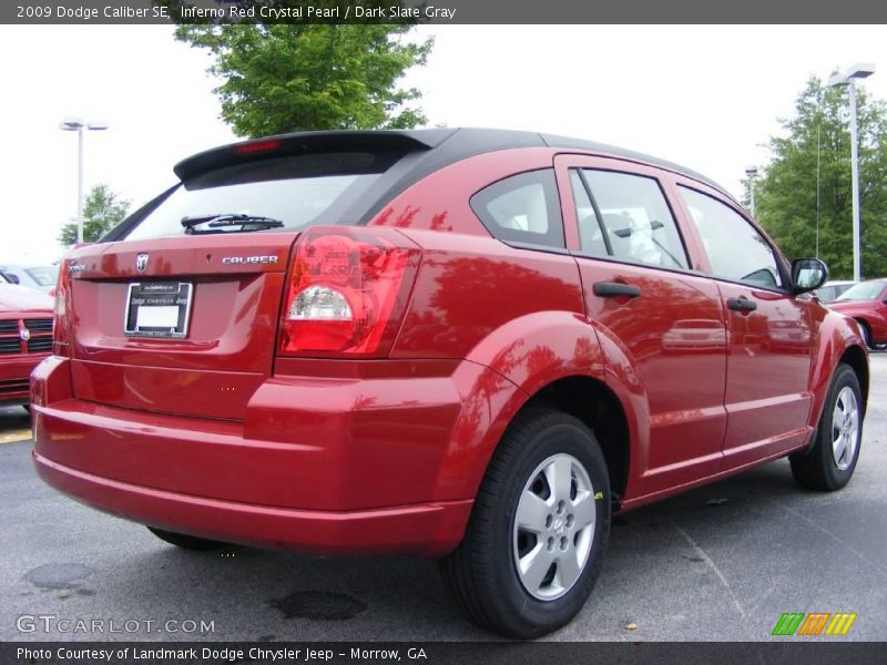 Inferno Red Crystal Pearl / Dark Slate Gray 2009 Dodge Caliber SE