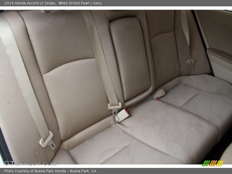 White Orchid Pearl / Ivory 2014 Honda Accord LX Sedan