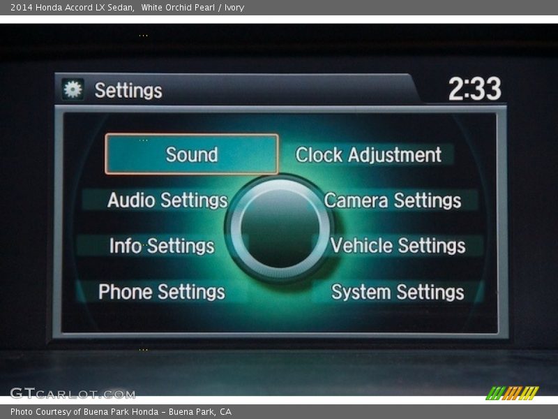 White Orchid Pearl / Ivory 2014 Honda Accord LX Sedan