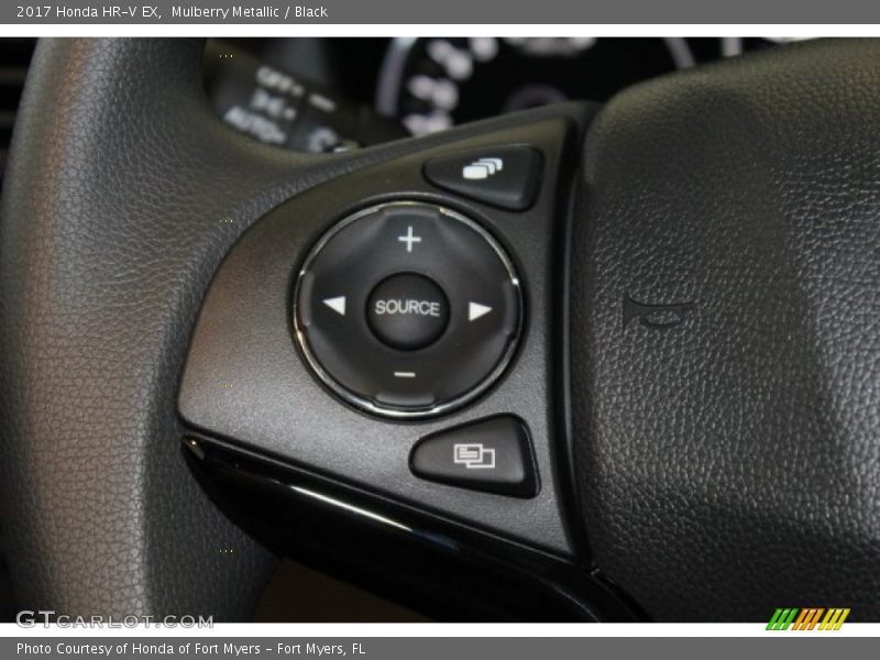 Mulberry Metallic / Black 2017 Honda HR-V EX