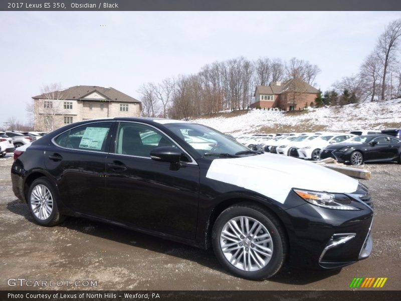Obsidian / Black 2017 Lexus ES 350