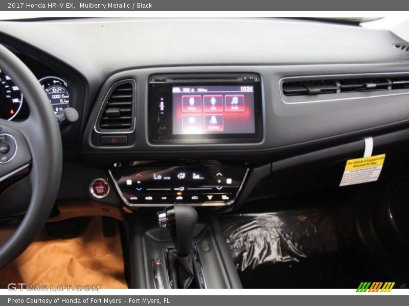 Mulberry Metallic / Black 2017 Honda HR-V EX