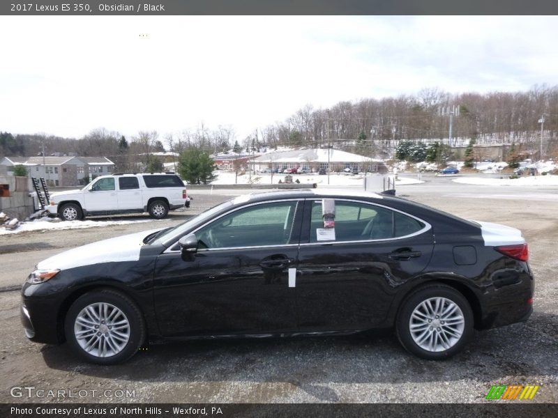 Obsidian / Black 2017 Lexus ES 350
