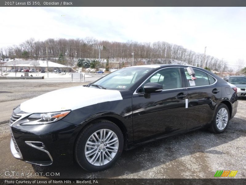 Obsidian / Black 2017 Lexus ES 350