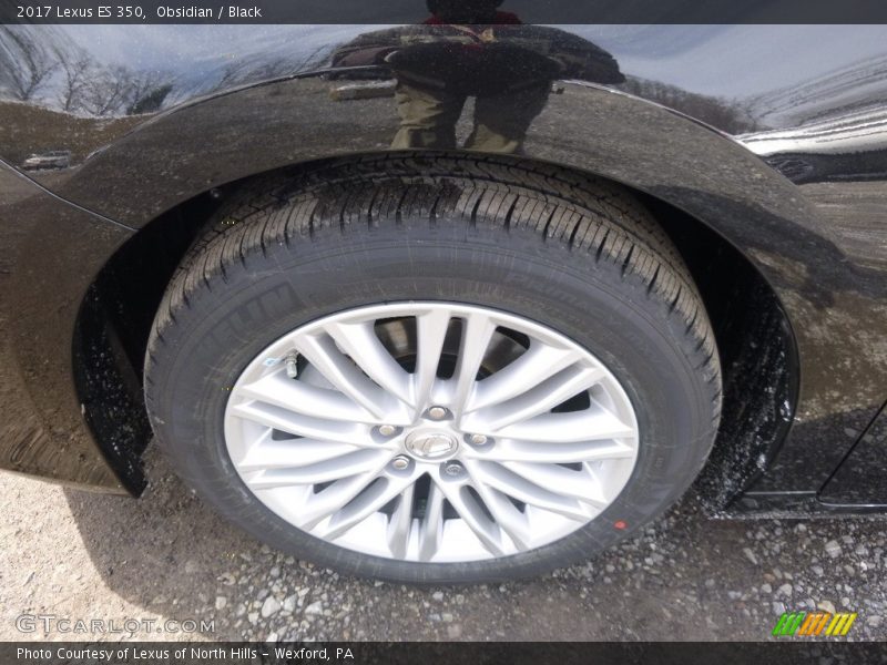 Obsidian / Black 2017 Lexus ES 350