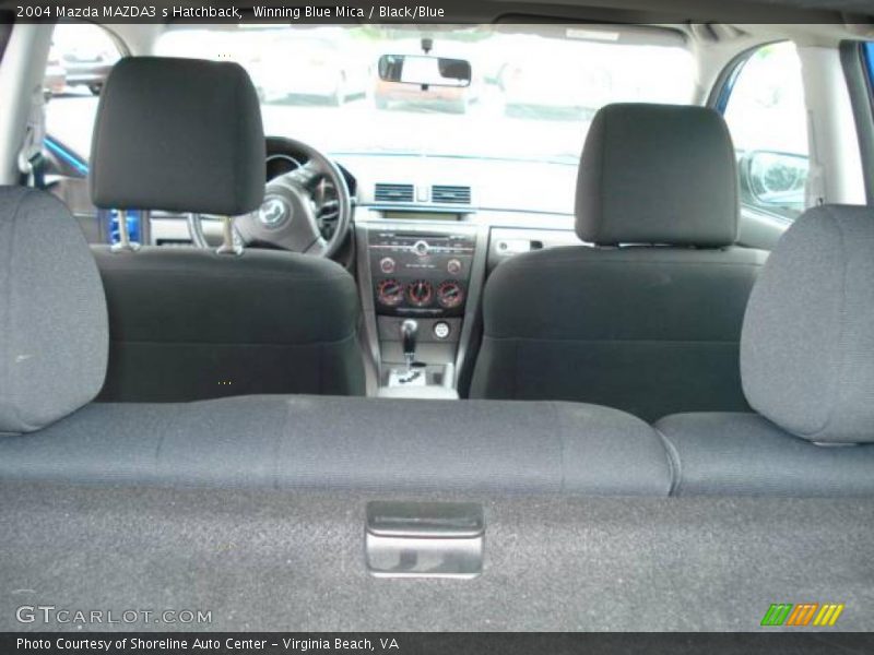 Winning Blue Mica / Black/Blue 2004 Mazda MAZDA3 s Hatchback