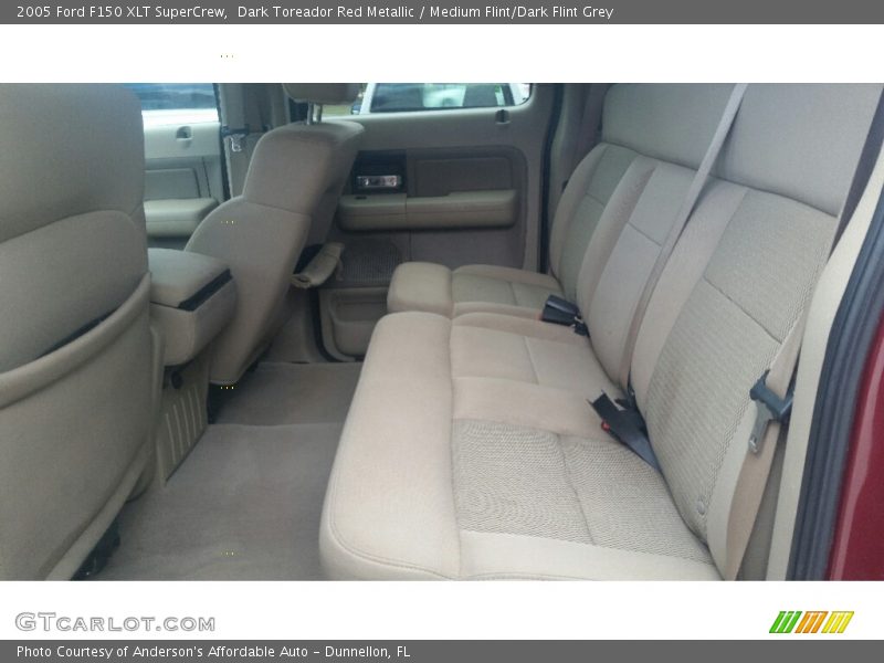 Dark Toreador Red Metallic / Medium Flint/Dark Flint Grey 2005 Ford F150 XLT SuperCrew