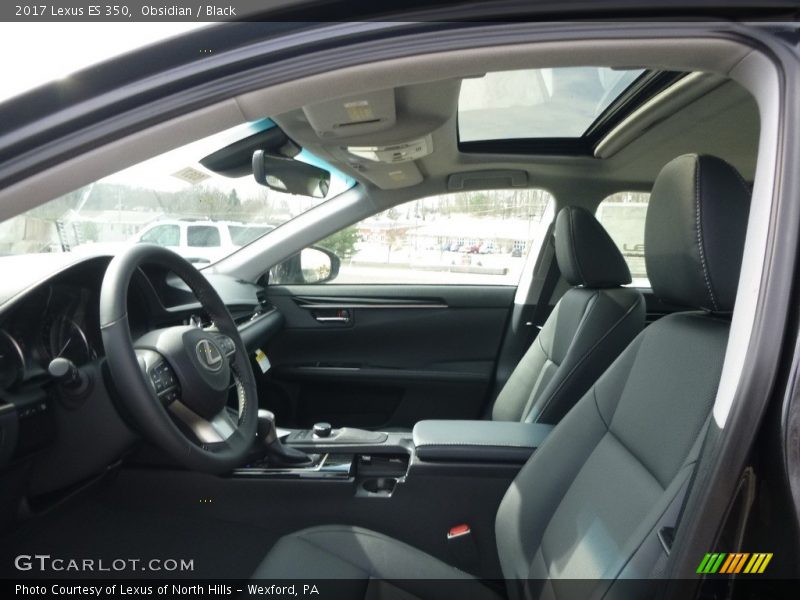 Obsidian / Black 2017 Lexus ES 350