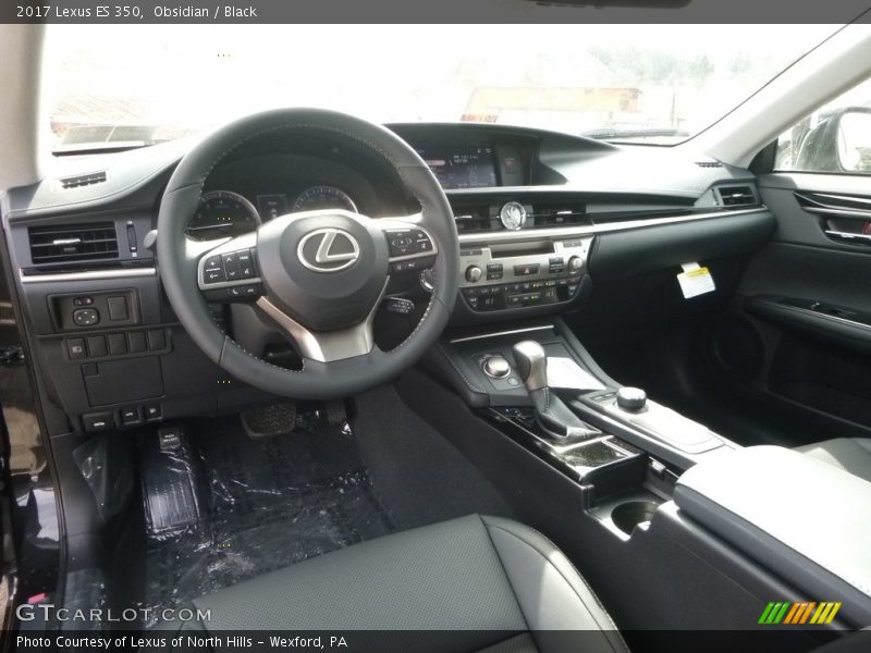 Obsidian / Black 2017 Lexus ES 350