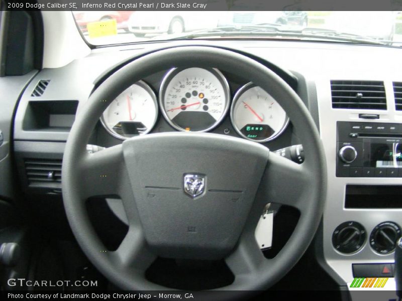 Inferno Red Crystal Pearl / Dark Slate Gray 2009 Dodge Caliber SE