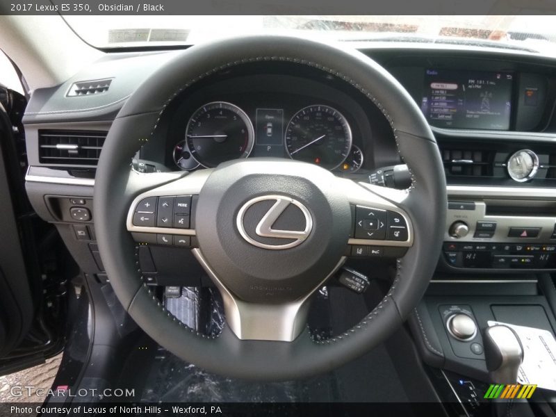 Obsidian / Black 2017 Lexus ES 350