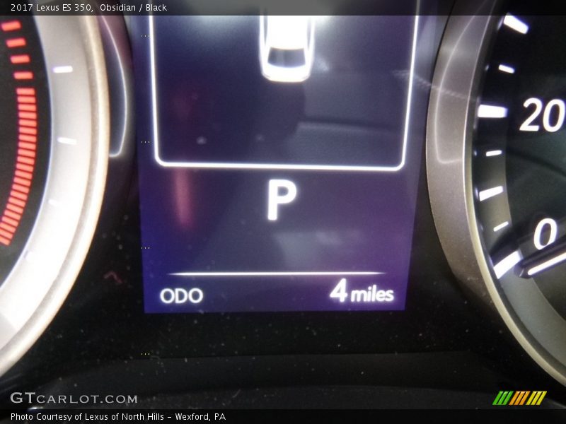 Obsidian / Black 2017 Lexus ES 350