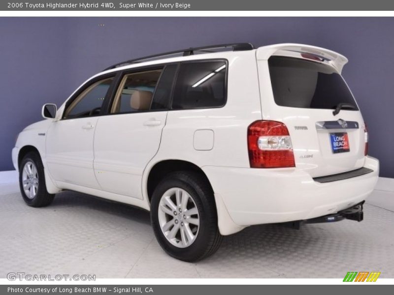 Super White / Ivory Beige 2006 Toyota Highlander Hybrid 4WD