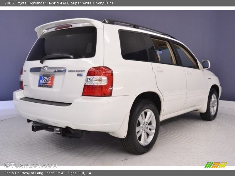 Super White / Ivory Beige 2006 Toyota Highlander Hybrid 4WD