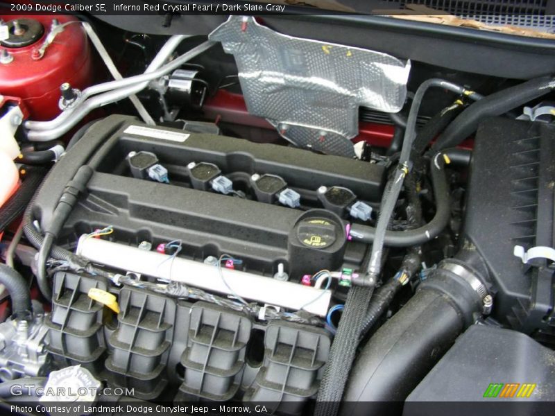 Inferno Red Crystal Pearl / Dark Slate Gray 2009 Dodge Caliber SE