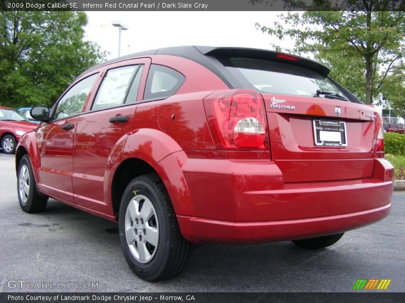 Inferno Red Crystal Pearl / Dark Slate Gray 2009 Dodge Caliber SE